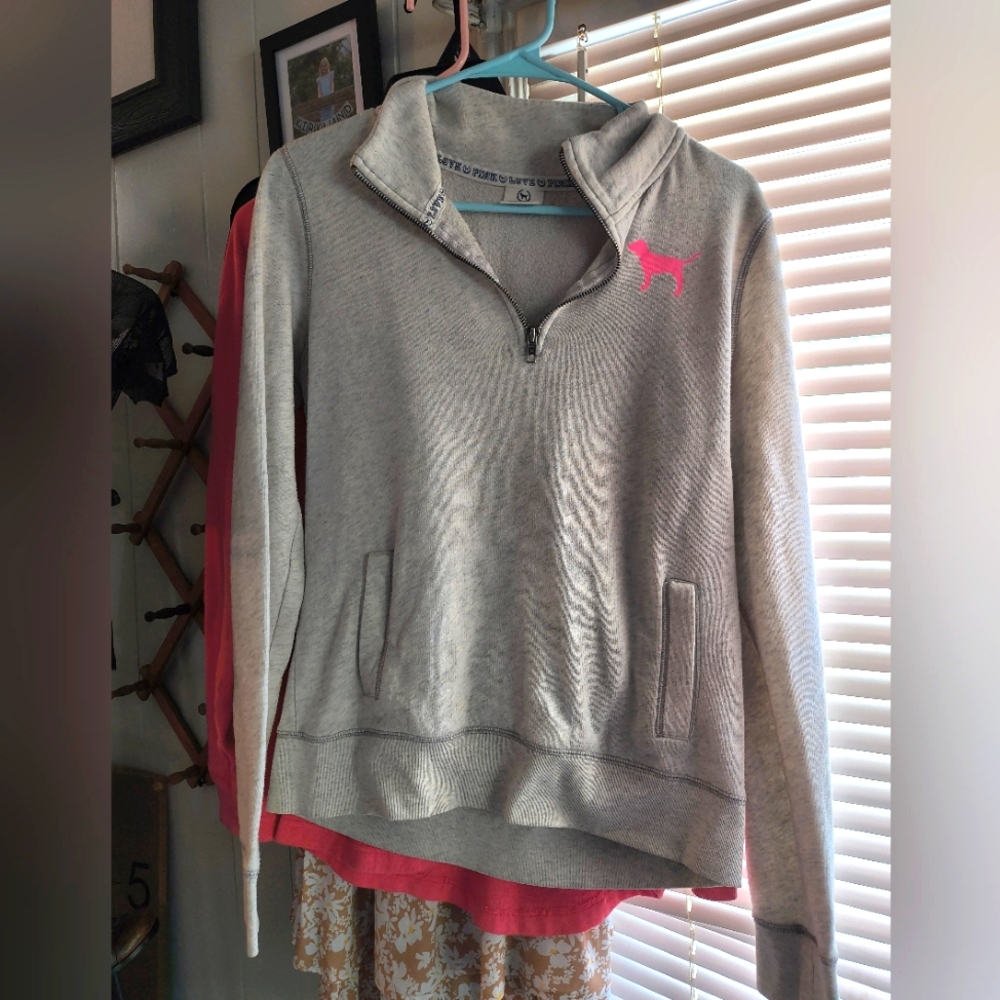 Pink pull over